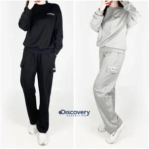 디스커버리 가을 라운드 트레이닝복 세트 남녀공용