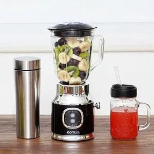 MZ레트로 스퀘어 믹서기 1000ml 자 텀블러 세트