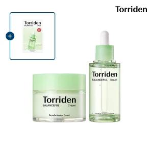 [SET] 토리든 밸런스풀 시카 진정 세럼 50ml+크림 80ml (+시카마스크 1매)
