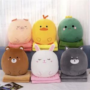 보너게인 쿠션 무릎 차량 담요 비비드 극세사 캠핑담요 이불 단체선물