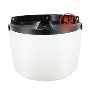 범용 3 스냅 플립 업 바이저 쉴드 렌즈 레트로 오픈 페이스 헬멧