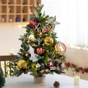 /플라워트리 크리스마스 미니트리 워머 루돌프마을의 초록숲 75cm