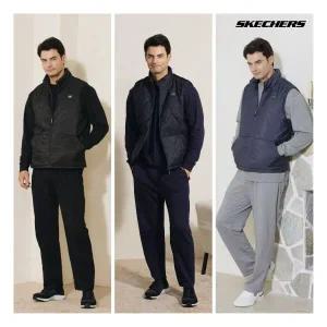 스케쳐스남성 기모맨투맨+팬츠 패딩조끼 3종세트 택1 443128