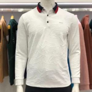 루이까스텔 FW 남성 닥스훈트 자카드 요꼬 배색 티셔츠 7MDTS931W