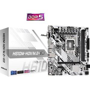 ASRock H610M-HDV/M.2+ D5 LGA 1700 Micro ATX DDR5 Intel H610 SATA 6Gb/s
