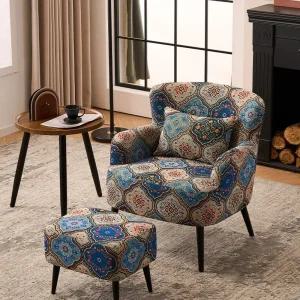 소파 1인용 엔틱 거실 편안한 포인트 의자