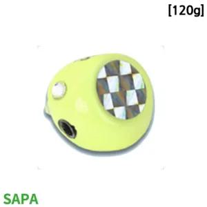 싸파 유동식 타이라바 헤드 120g 야광 2개입 참돔낚씨 참돔낚씨 루어 참돔 선상낚시