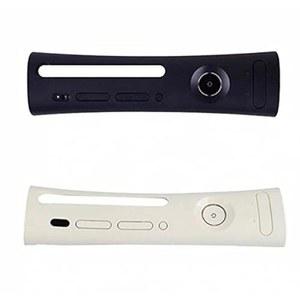 Xbox 360 지방 교체용 새로운 하우징 전면 플레이트 커버(블랙)