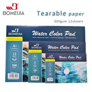 BOMEIJIA-A4 A5 스케치북 문구 수채화 종이 스케치 메모장 그림 그리기 일기 저널 노트북 선물