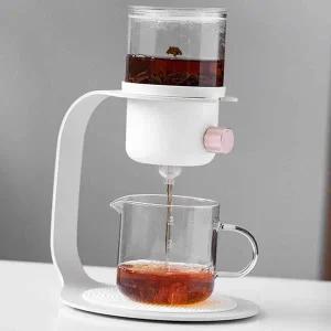 [콩심팥심]티포트 내열유리티포트 홍차도구 차포트 드롭티포트