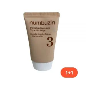넘버즈인 3번 도자기결 파데스킵 톤업베이지 35ml 1+1