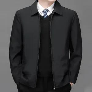 남성 데일리 자켓 봄가을 카라 짚업 정장자켓 패션아우터 출근용 선물 중년남성