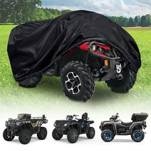 치키아 XL ATV 커버 420D 방수, 4 휠러 폴라리스 스포츠맨 450 570 850 1000 캔 암 아웃랜더 650 CFMOTO Cforce 600 혼다 야마하 헤비 듀티 야외 보관함