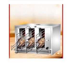 업소용 생선 구이기 어소기 직화 굽는 소형 큐 오븐기 가스 초벌 무연 생선굽는기계