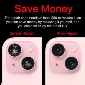 후방카메라 카메라 렌즈 유리  접착 및 수리 도구 키트  아이폰 호환호환 11 12 13 14 15 프로 맥스 교체
