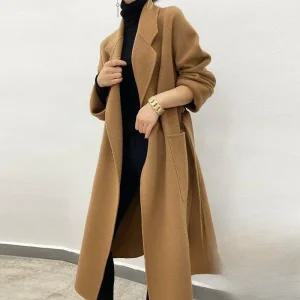 리오라 캐시미어100코트 100 캐시미어 반코트