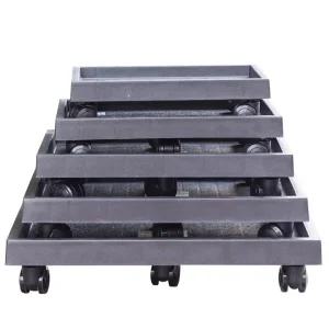 이동식 화분 받침대 바퀴달린 트레이 베이스 스탠드 옮기기 사각