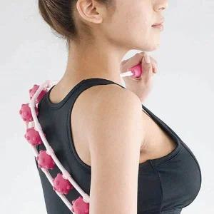 [셀러에이드]등 간편 마사지 셀프 안마 줄 벨트 지압봉 전신 어깨