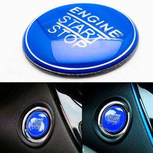 Xotic 테크 엔진 점화 시동 버튼 커버 트림 Lexus IS200t IS250 IS300 IS350 is-F ES350 ES300h GS300 GS350 GS460 GS-F (파란색) 1.18과 호환됩니다