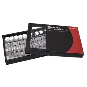 하트 수저세트 스텐 젓가락 숟가락 10벌 부부 신혼 선물용 집들이 가정용 디너커트러리 러리 가족