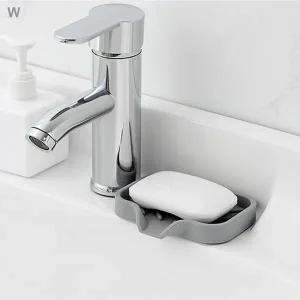 욕실용 물고임 없는 실리콘 비누받침대 3개