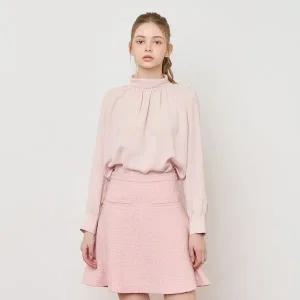 [케네스레이디](광주신세계)하이넥 셔링 블라우스 EWBLOL0100