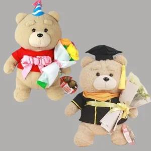 생일파티 테드꽃다발 졸업식 테드곰인형 꽃다발 입학