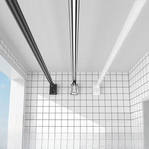 무타공 빨래 건조봉 건조대 빨래봉 테라스 원룸 옷걸이 길이조절