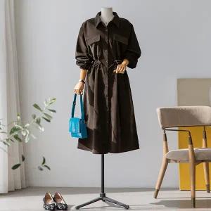 (안나앤플러스) 엘렌 코듀로이 원피스[드레스DDA18] 빅사이즈