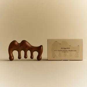 동구밭 올인원 우드 괄사 / 두피 림프 경락 얼굴 마사지