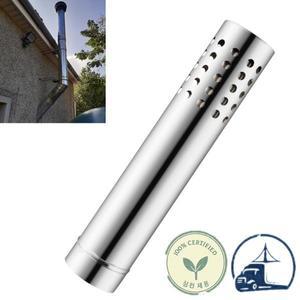 50cm 스토브 파이프 굴뚝 연장 튜브 통나무 용 방풍 두꺼운 스테인레스 스텐 스틸 확장형