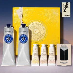 [록시땅](강남점)[기프트][단독] 시어 핸드크림 150ml 듀오 세트 (+홀리데이 시그니처 3종+매직키+상품권)