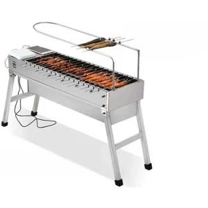 자동 양꼬치 기계 가정용 닭꼬치 자동회전 그리들