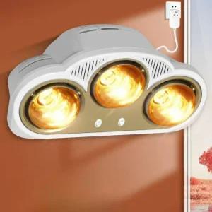 벽걸이 절연 난방기 방폭 온열기 무타공 가정용 히터 온도 조절 방수 욕실 온풍기 난로 55