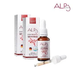 [독일 최우수상 철분제] 알프뉴트리션 알프아이언드롭 철분 30ml 2병(2개월분)
