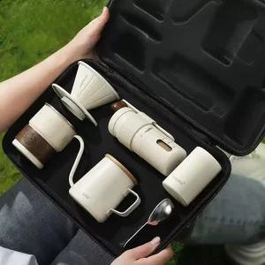 핸드 드립 세트 부품 캠핑 가방 박스 선물 휴대용 커피 드립퍼