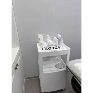 미용 웨건 피부샵 스파 트롤리 미용실트롤리 수납 접이식