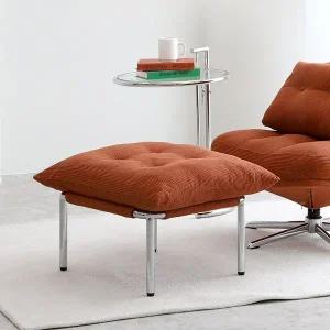 [지엠퍼니처]밀라 리브 인테리어 디자인 카페 다용도 발받침 소파스툴