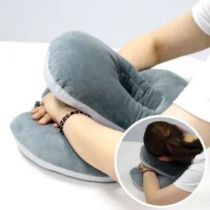 [하프클럽/알티피아]사무실 낮잠용 목베게 목쿠션 그레이 낮잠용목베게 목