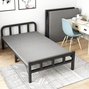 침대 프레임 1900 스타일 메탈 패브릭 접이식 받침대 길이 철제