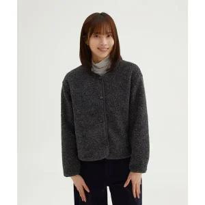 SPAO 스파오 덤블 플리스 카디건_SPFZF4TG10 589420