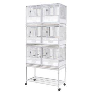 대형 새장 3단 사육 앵무새장 날림장 바퀴