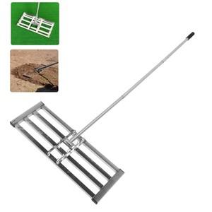 29.9x10.2in Lawn Leveling Rake Stainless Steel Tool Soil Ground Surfaces Plate Landscape for Backyar