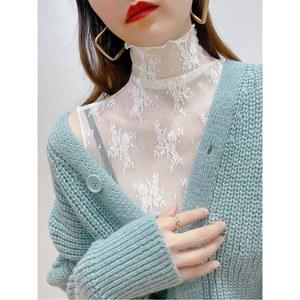 하객룩 목폴라 반팔 레이스목티 폴로셔츠 오버핏 사선