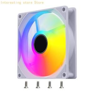 55kc 12cm 냉각 팬 효율적인 환기 제공 1200rpm 컴퓨터 케이스 조용한 팬이 가벼운 12V CPU