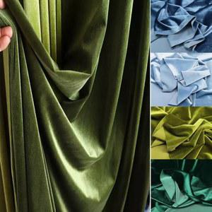 원 파티 DIY 장식 커튼 벨벳 그린 천 포멀 원단 드랩 소재 배경