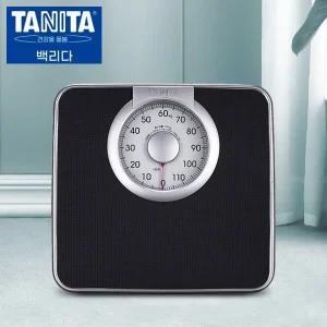 Tanita 체중계 저울 아날로그 블랙