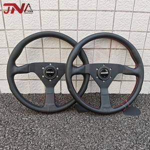 350mm 랠리 드리프트 스티어링 휠 14인치 마이크로 화이버 가죽 JDM 클래식 레이싱 스포츠