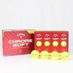 캘러웨이 크롬소프트 360 트리플트랙 옐로우 12개입