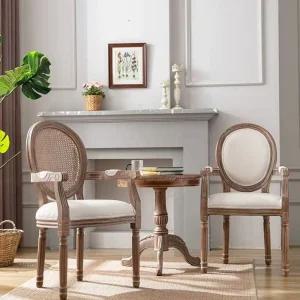 엔틱 빈티지 테이블 복고 원형 레트로 탁자 원목 북유럽 협탁